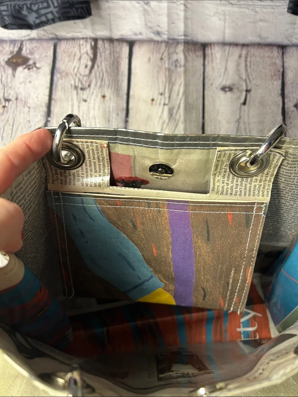 Couture Planet purse, The Stella w/ lucite handles. The Met and Van Gogh Cyresse